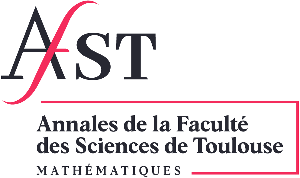 Annales de la Faculté des Sciences de Toulouse cover