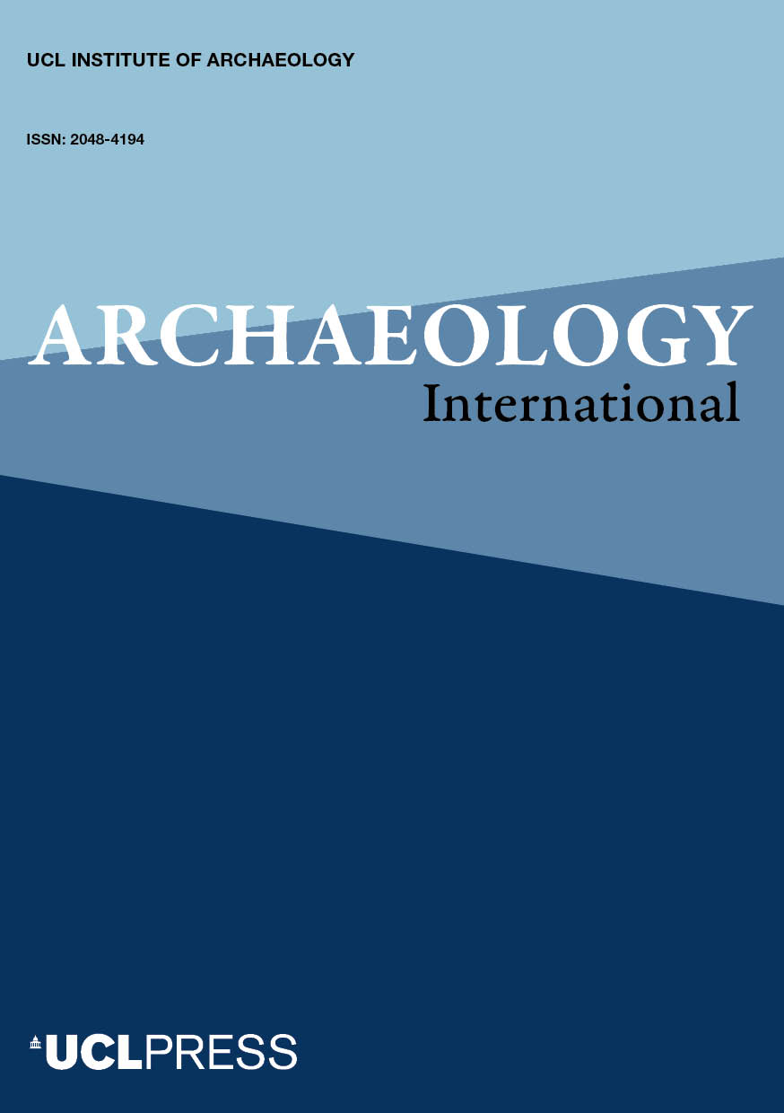Archaeology International cover