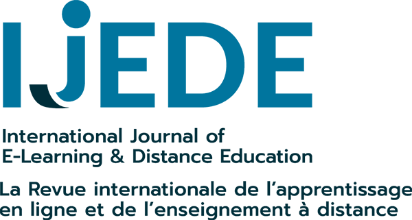 International Journal of E-Learning & Distance Education cover