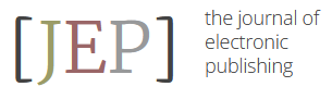 Journal of Electronic Publishing cover