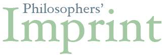 Philosophers' Imprint cover