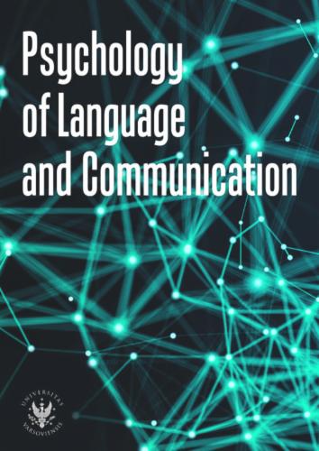 Psychology of Language and Communication cover