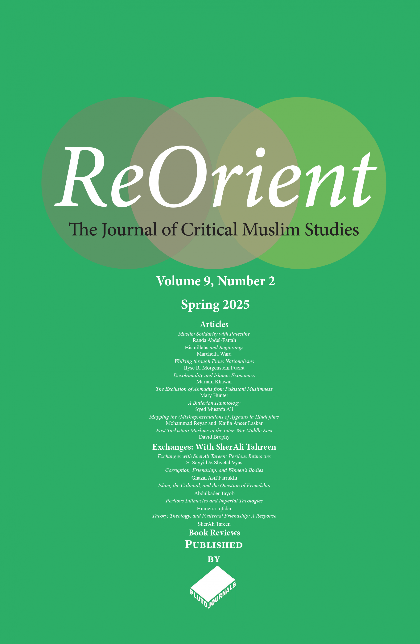 ReOrient: The Journal of Critical Muslim Studies cover