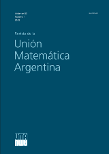 Revista de la Unión Matemática Argentina cover