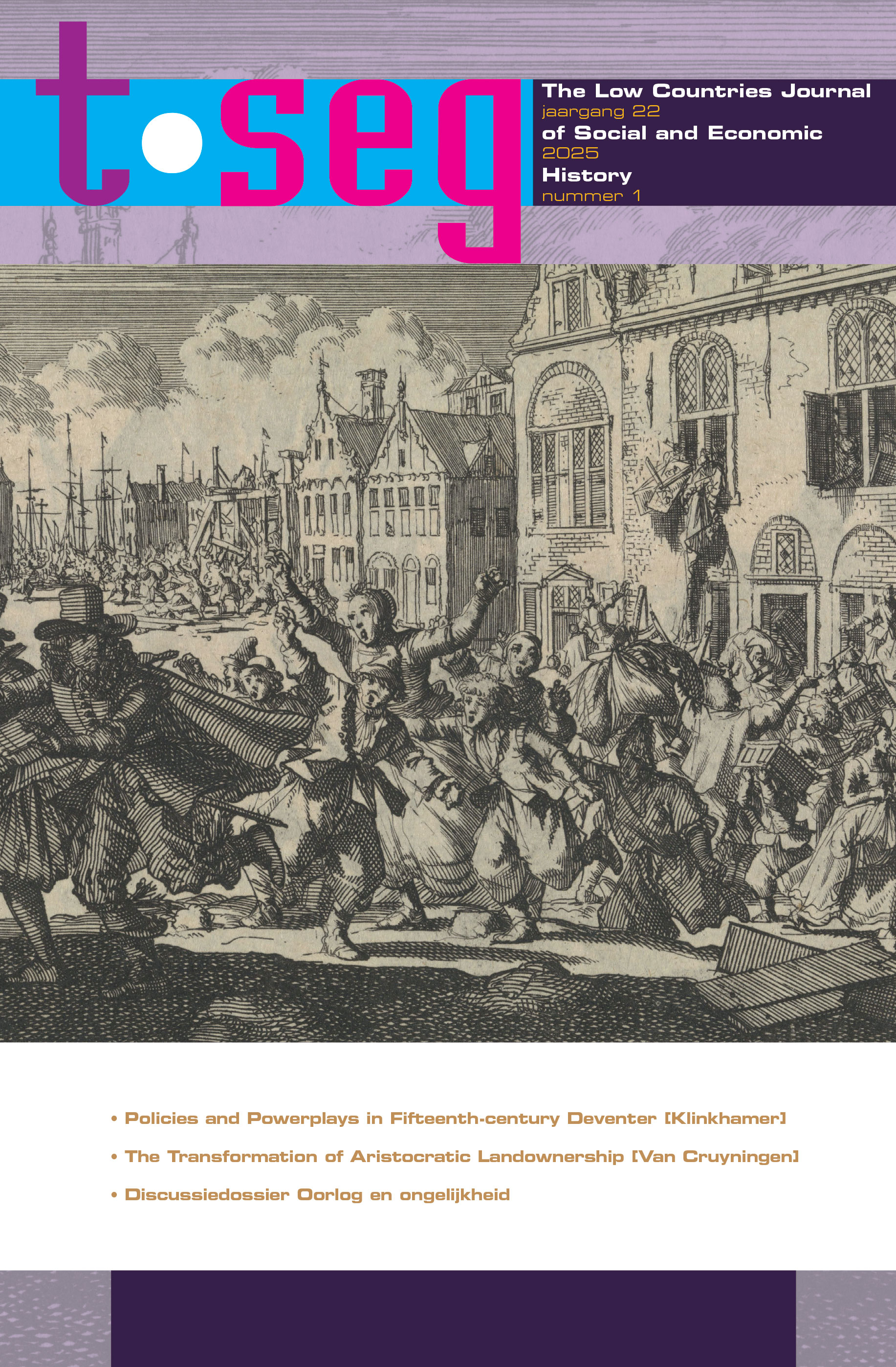 The Low Countries Journal of Social and Economic History cover